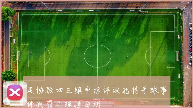 足协驳回三镇申诉评议孔特手球事件判罚合理性分析